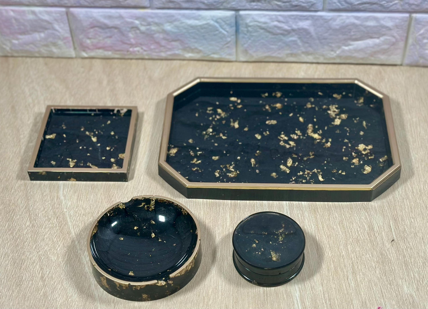 Personalized Rolling Tray set for women/ Decorative Rolling Tray with lid jar / Jewelry Tray / custom, customizable, personalized