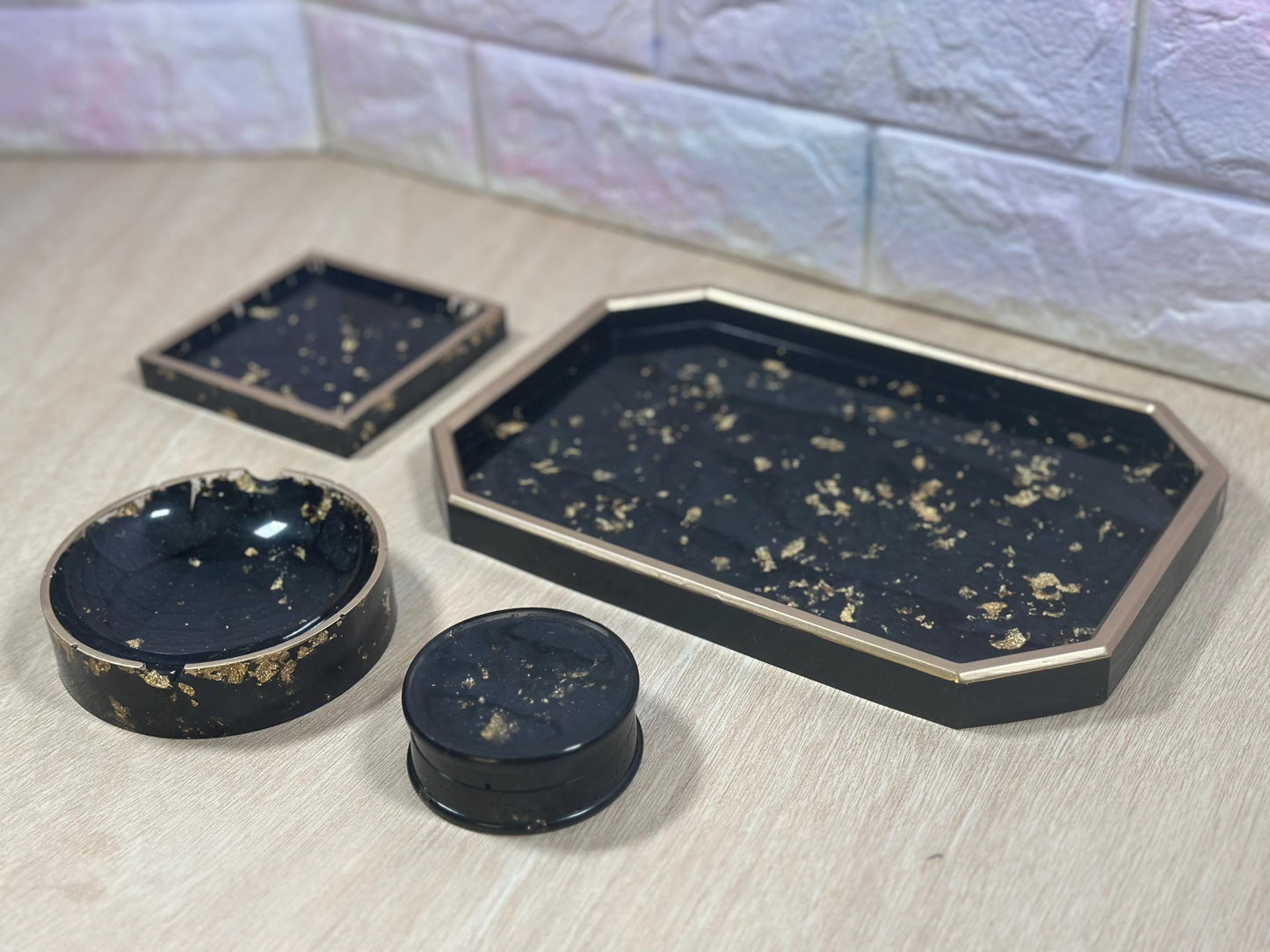 Personalized Rolling Tray set for women/ Decorative Rolling Tray with lid jar / Jewelry Tray / custom, customizable, personalized