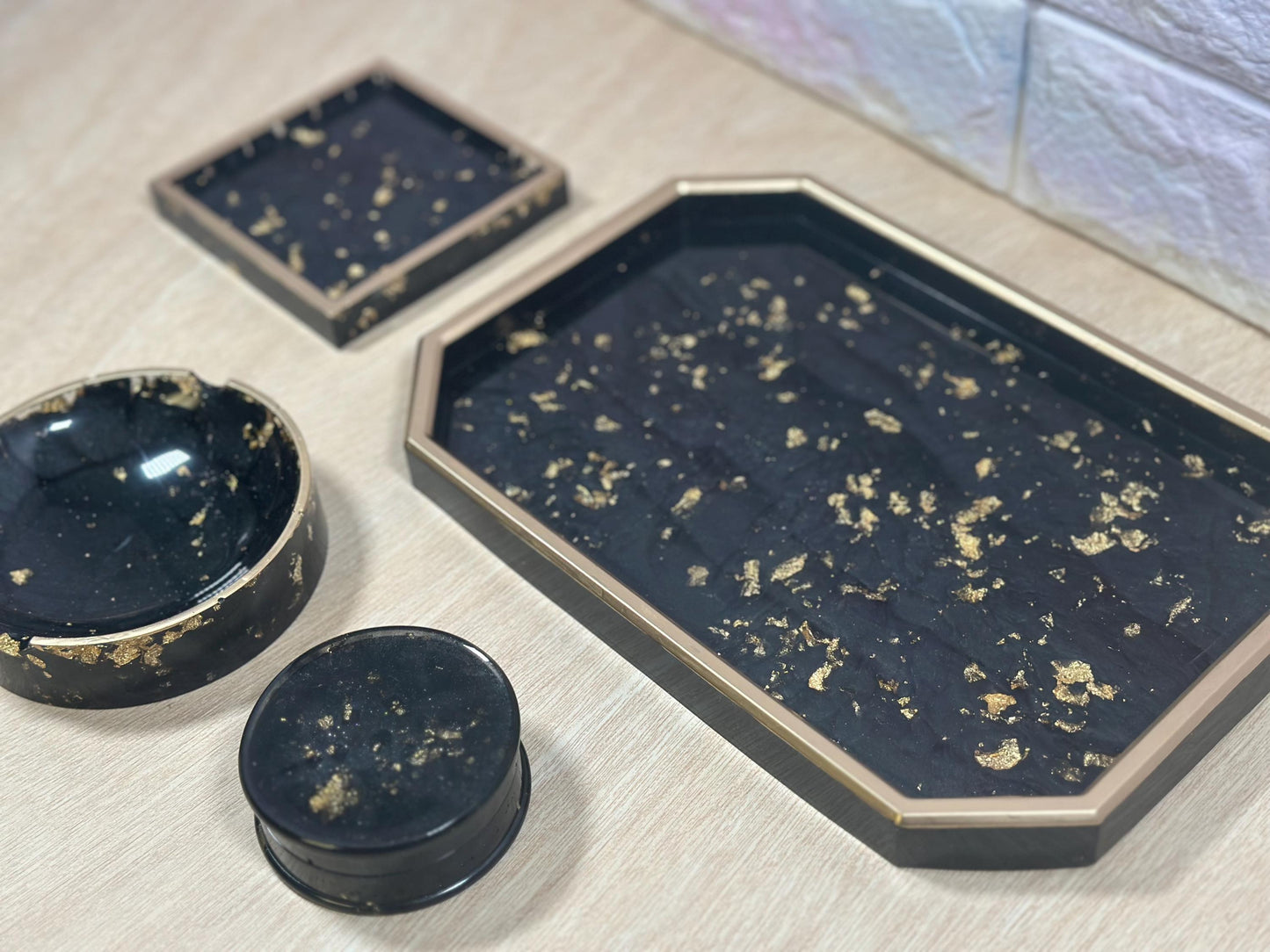 Personalized Rolling Tray set for women/ Decorative Rolling Tray with lid jar / Jewelry Tray / custom, customizable, personalized