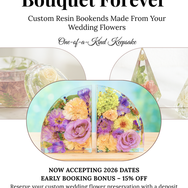 Wedding Bouquet Preservation – 2026 Reservation Deposit