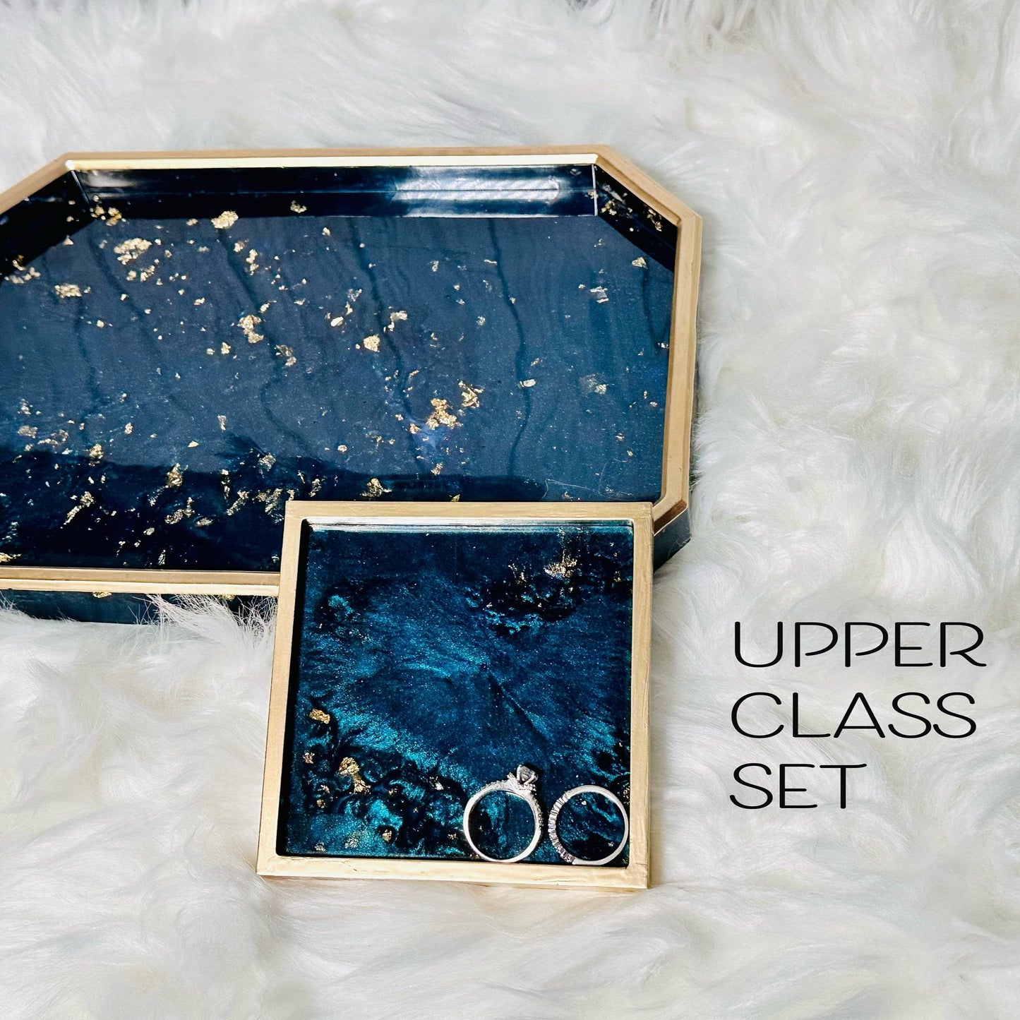 Elegant rolling tray Tray Set - Handmade By Theia customizable